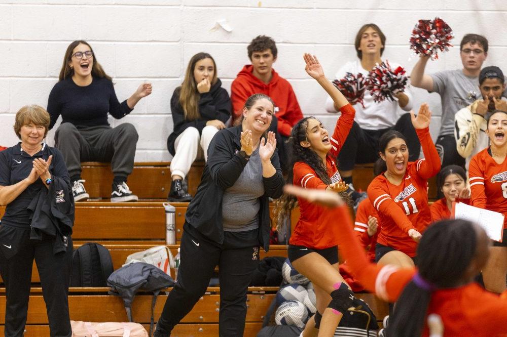 Knox Girls Volleyball Action Photo